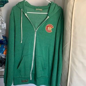 Men’s Bull and Bush Brewery zip up hoodie